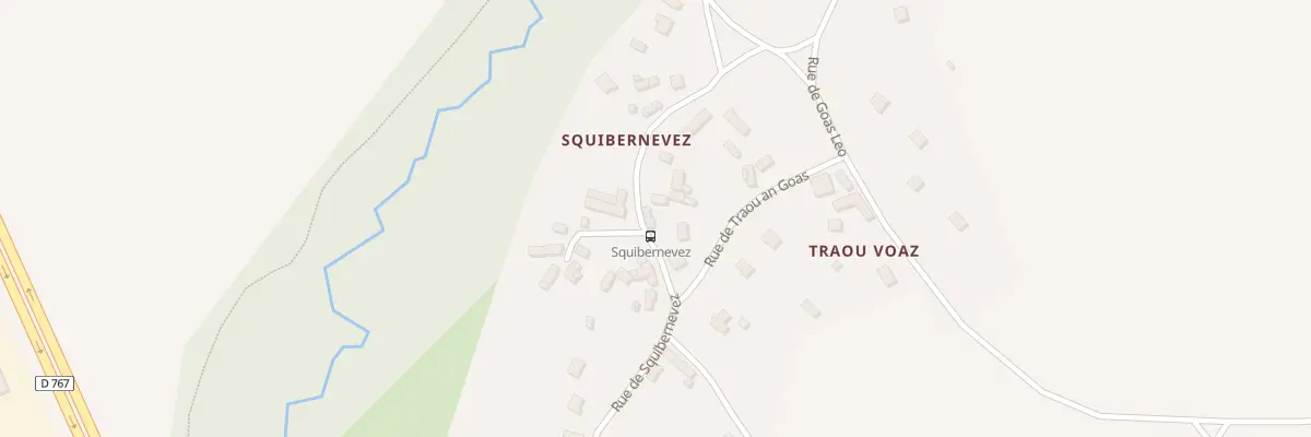 Plan du 18 Rue de Squibernevez à Pédernec
