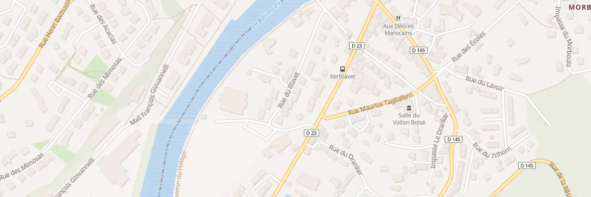 Plan du 15 Rue du Blavet à Hennebont