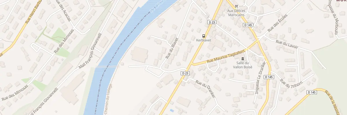 Plan du 17 Rue du Blavet à Hennebont