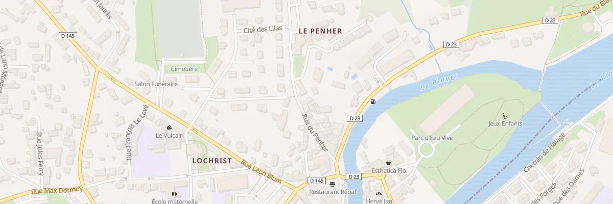 Plan du 9 Rue du Penher à Inzinzac-Lochrist