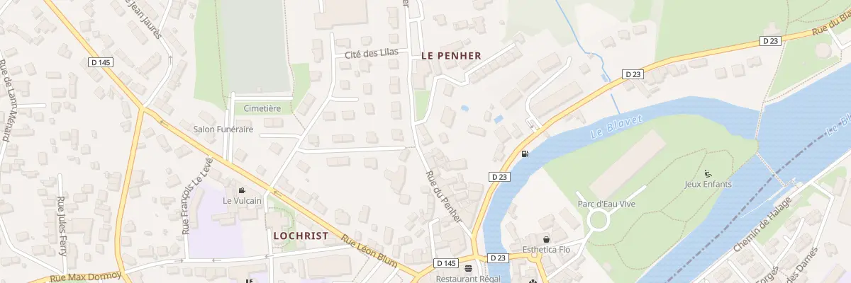 Plan du 13 Rue du Penher à Inzinzac-Lochrist