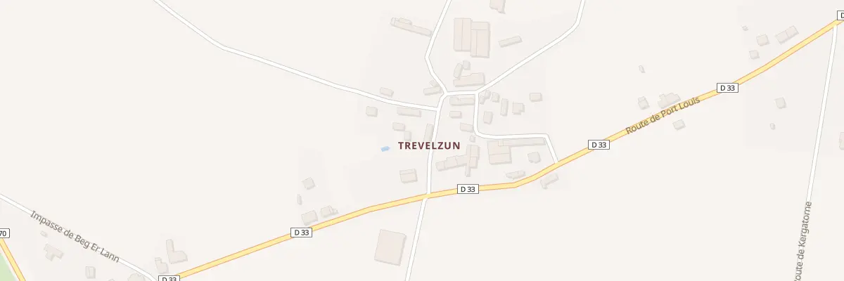 Plan du 34B Trevelzun à Merlevenez
