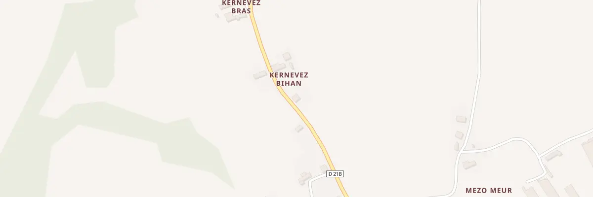 Plan du 5047 Ker Nevez Bras à Coatascorn