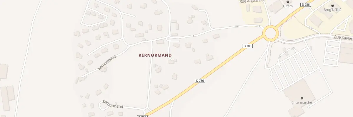 Plan du 5010 Kernormand à Minihy-Tréguier