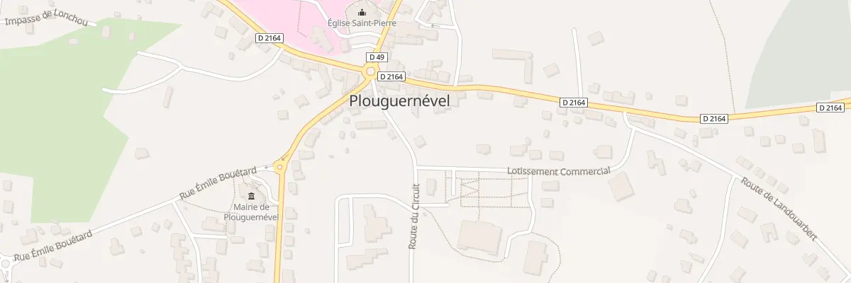 Plan du 7 Rte du Circuit à Plouguernével