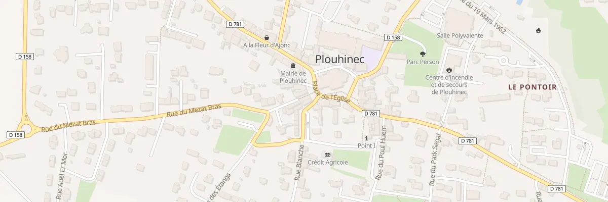 Plan du 2B Rue Blanche à Plouhinec