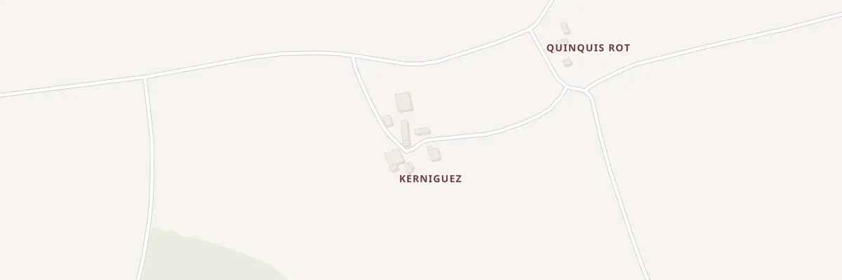 Plan du 7 Kerniguez à Plounévez-Quintin
