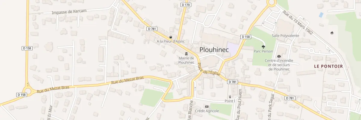Plan du 5 Imp de la Cour à Plouhinec