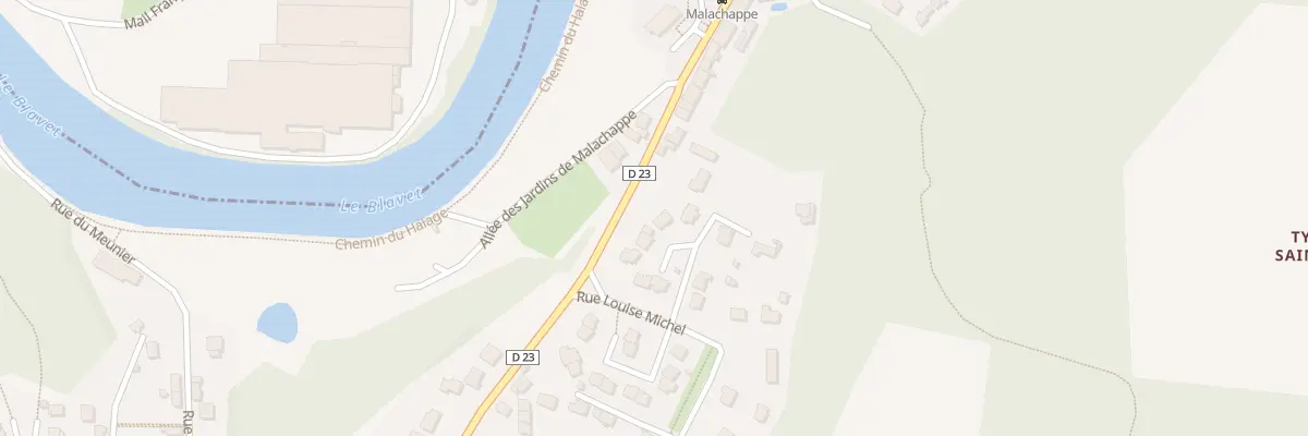 Plan du 9 Rue Eugène Pottier à Hennebont