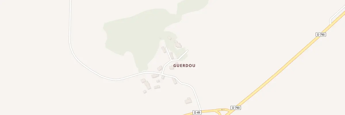 Plan du 6 Guerdou à Plounévez-Quintin