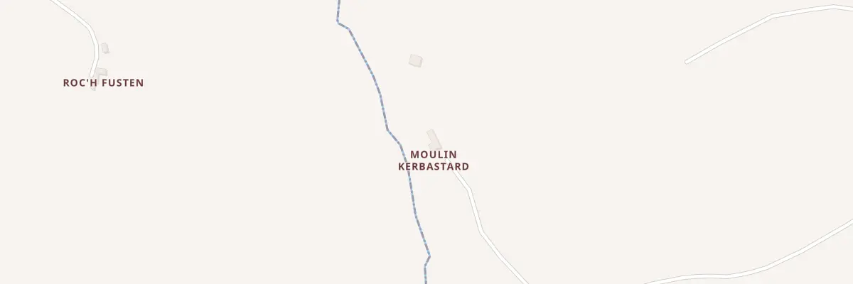 Plan du 5001A Moulin Kerbastard à Lanrivain