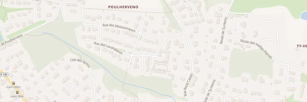 Plan du 2 Rue des Lavandières à Inzinzac-Lochrist
