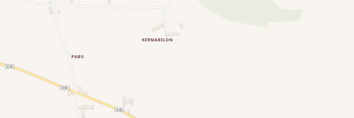 Plan du 1 Kermabillon à La Roche-Jaudy
