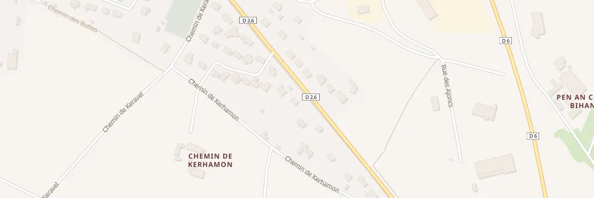 Plan du 14 Rue Cote de Bellevue à La Roche-Jaudy