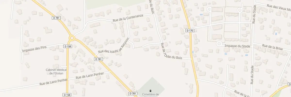 Plan du 5 Imp de l’Orée du Bois à Plouhinec