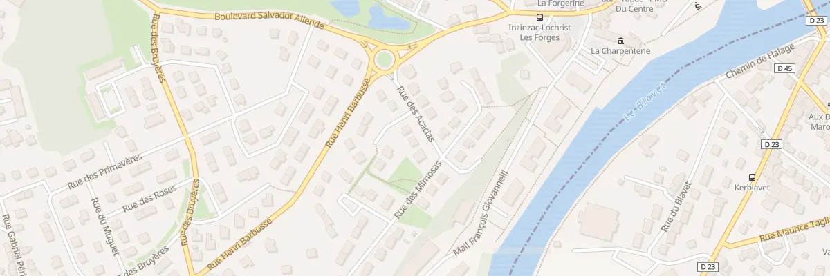 Plan du 8 Rue des Acacias à Inzinzac-Lochrist