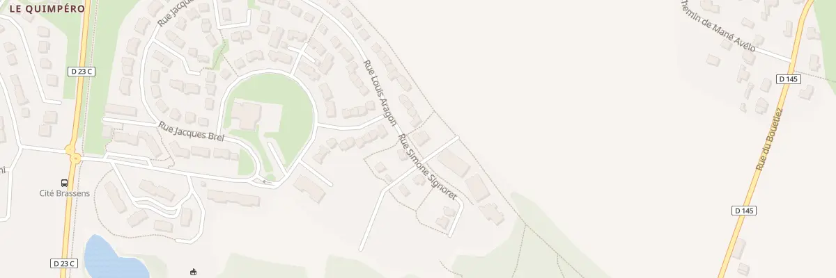 Plan du 8 Rue Simone Signoret à Hennebont