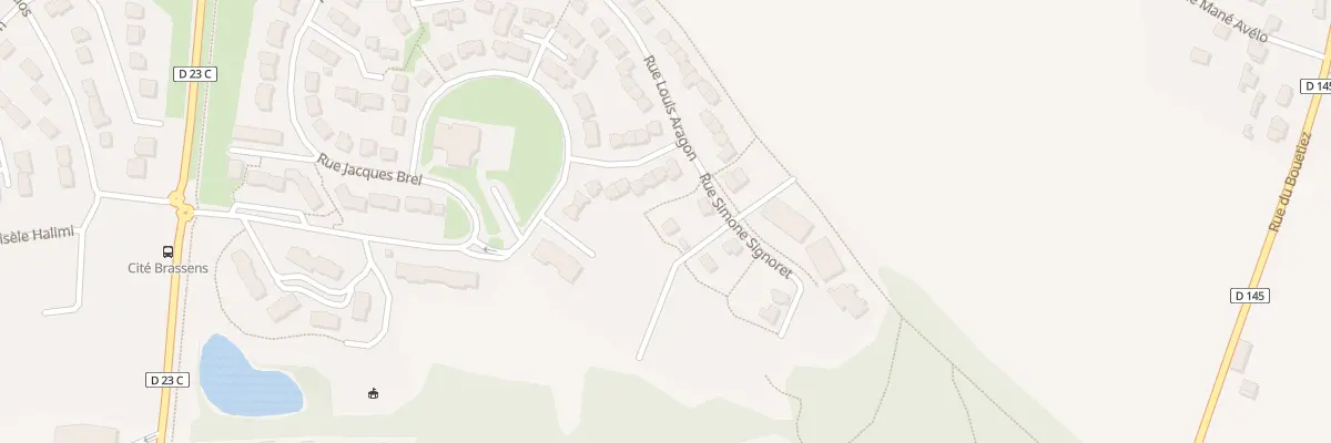 Plan du 16 Rue Simone Signoret à Hennebont