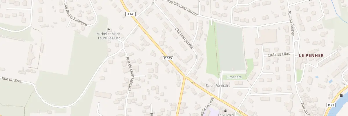 Plan du 7 Rue de Lann Vihan à Inzinzac-Lochrist
