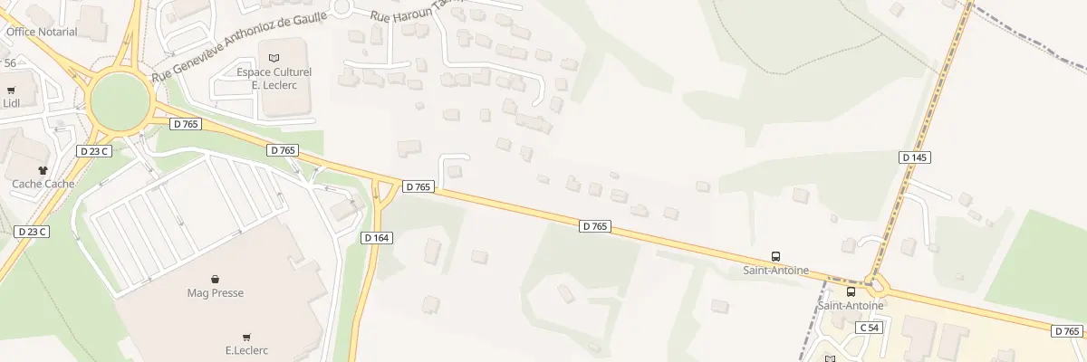 Plan du 43 Rte de Vannes à Hennebont