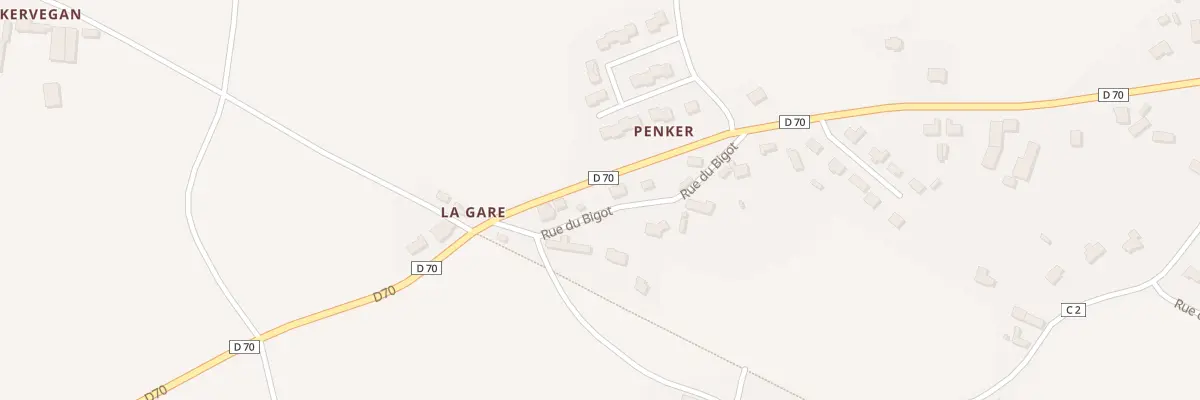 Plan du 35 Rue de l’Ancienne Gare à Plouguiel