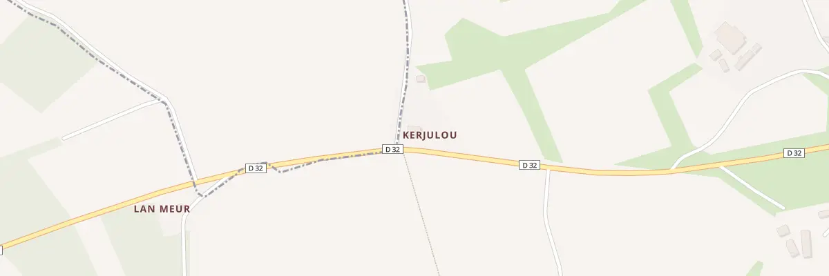 Plan du 1 Kerjulou à Saint-Laurent