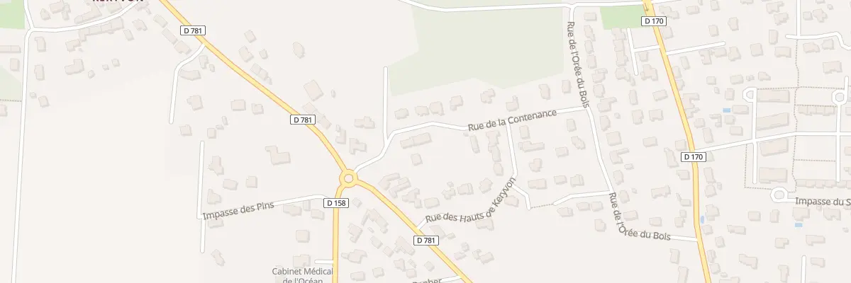 Plan du 5 Rue de la Contenance à Plouhinec
