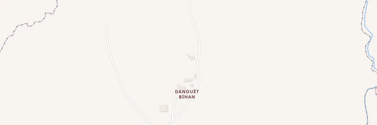 Plan du 4 Danouet Bian à Peumerit-Quintin