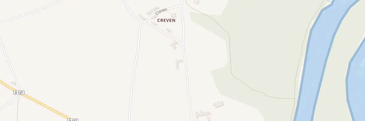 Plan du 11 Creven à Plouguiel
