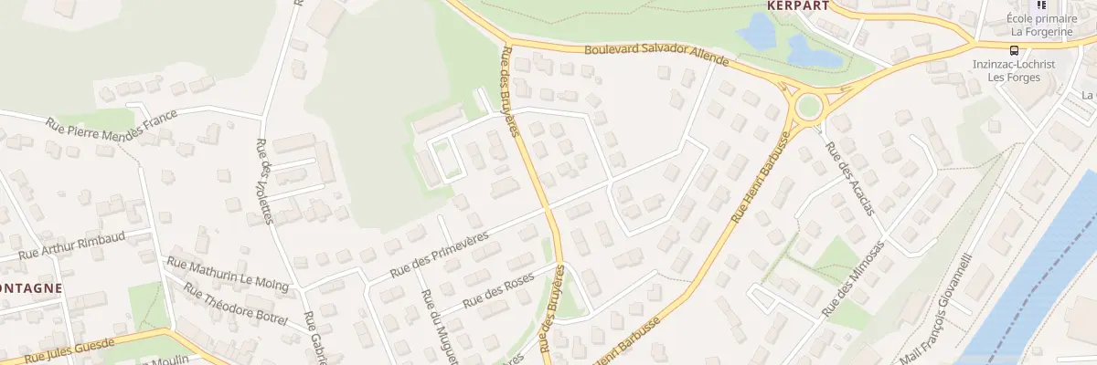 Plan du 6 Rue des Bruyères à Inzinzac-Lochrist