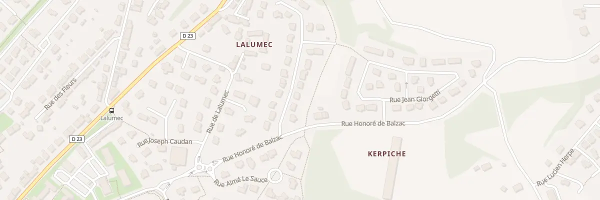 Plan du 6 Rue Guy Perrichot à Hennebont