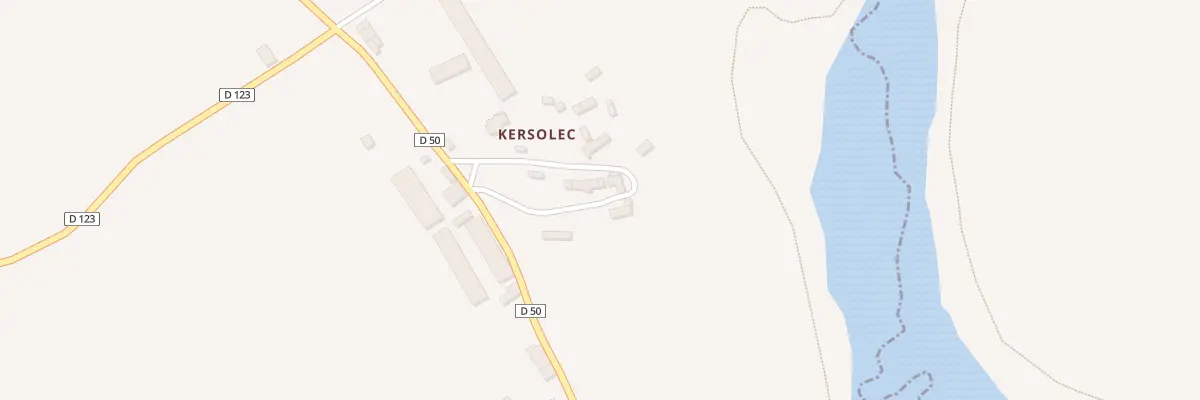 Plan du 19 Kersolec à Peumerit-Quintin