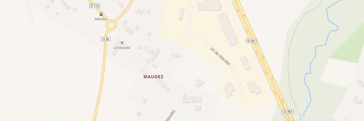Plan du 13 Maudez à Pédernec