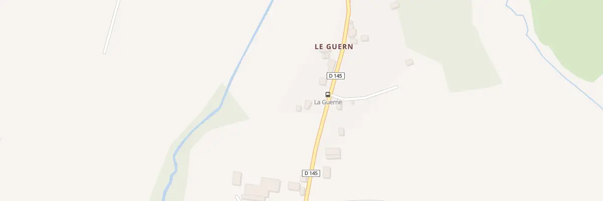 Plan du 5240 La Guerne à Lanvaudan