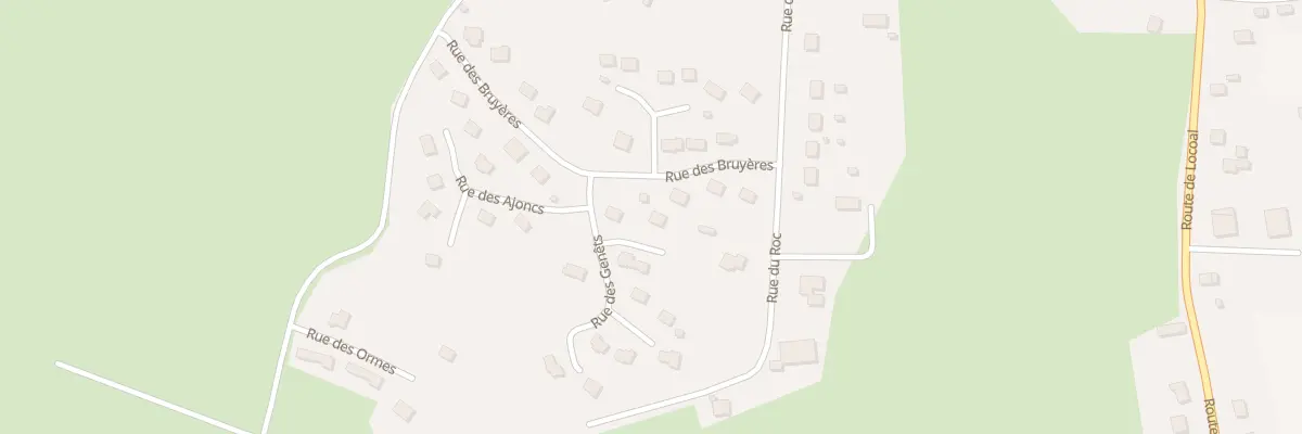 Plan du 3 Rue des Genêts à Plouguernével