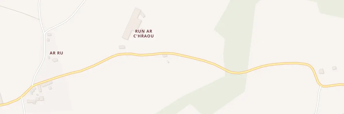 Plan du 1 Run an Craou à Coatascorn