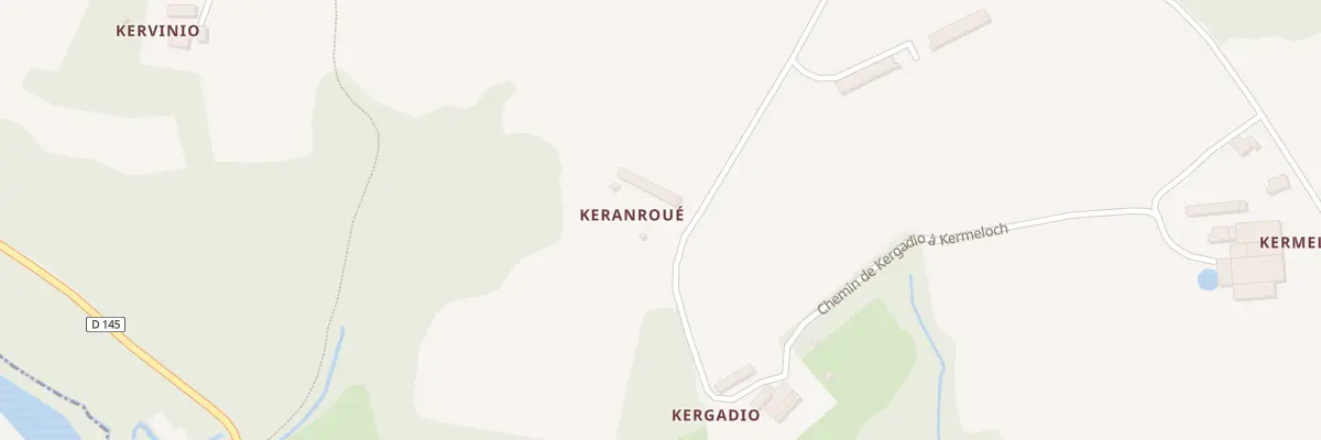 Plan du 5095 Keranroué à Lanvaudan