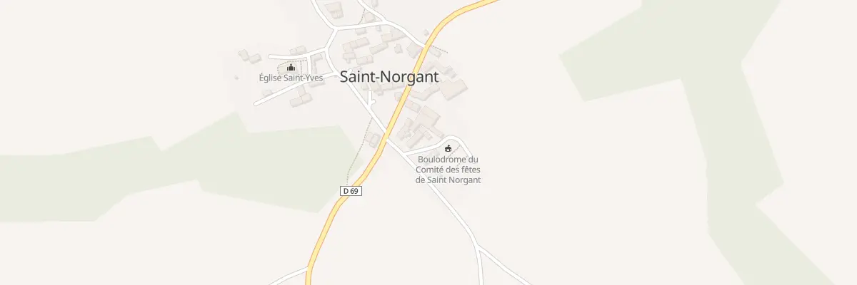 Plan du 9 Rte de Mael Pestivien St Nrgt à Kerien