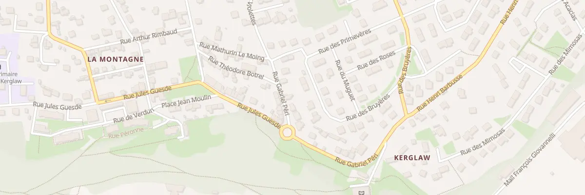 Plan du 23 Rue Gabriel Péri à Inzinzac-Lochrist