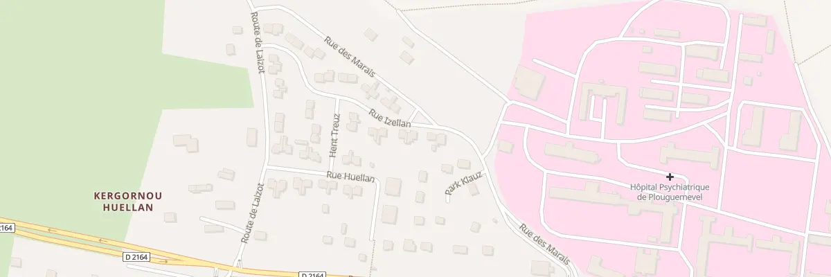 Plan du 5 Rue Izellan à Plouguernével