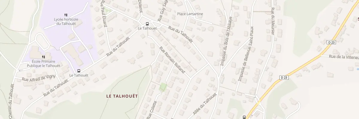 Plan du 6 Rue Romain Rolland à Hennebont