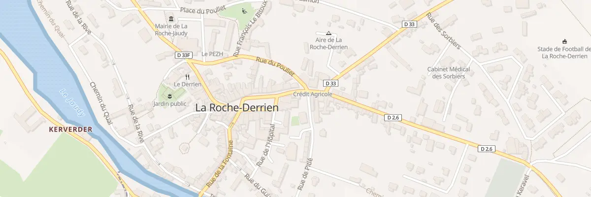 Plan du 5261 Rue aux Toiles à La Roche-Jaudy