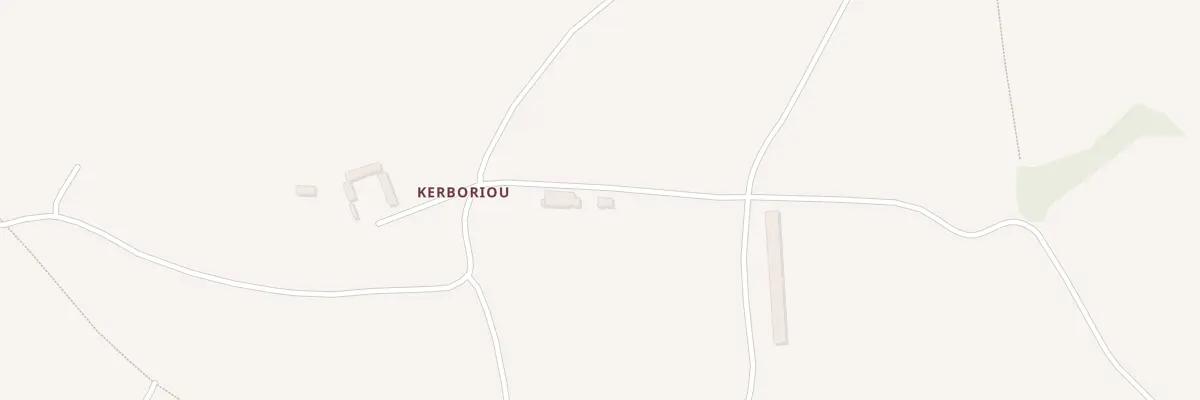 Plan du 1 Kerboriou à Plouguiel