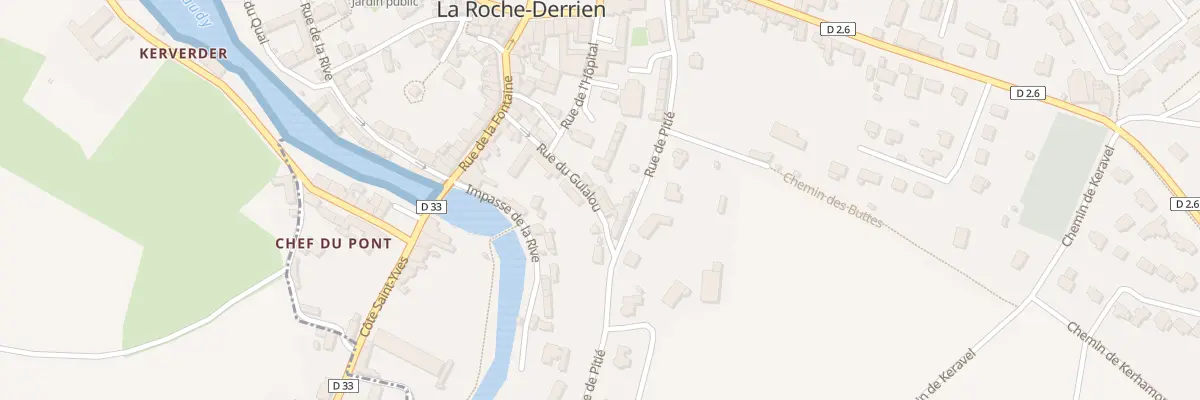 Plan du 3 Rue du Guialou à La Roche-Jaudy