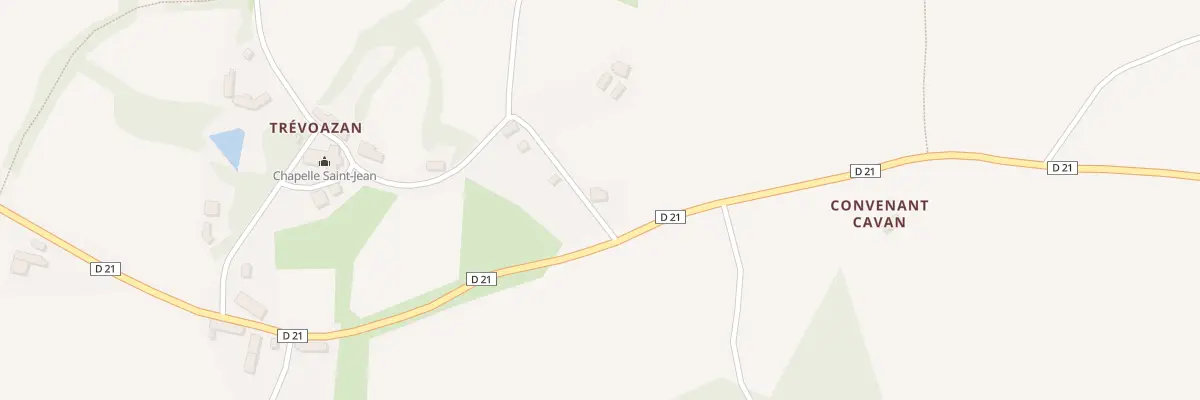 Plan du 5351 Trévoazan à Prat