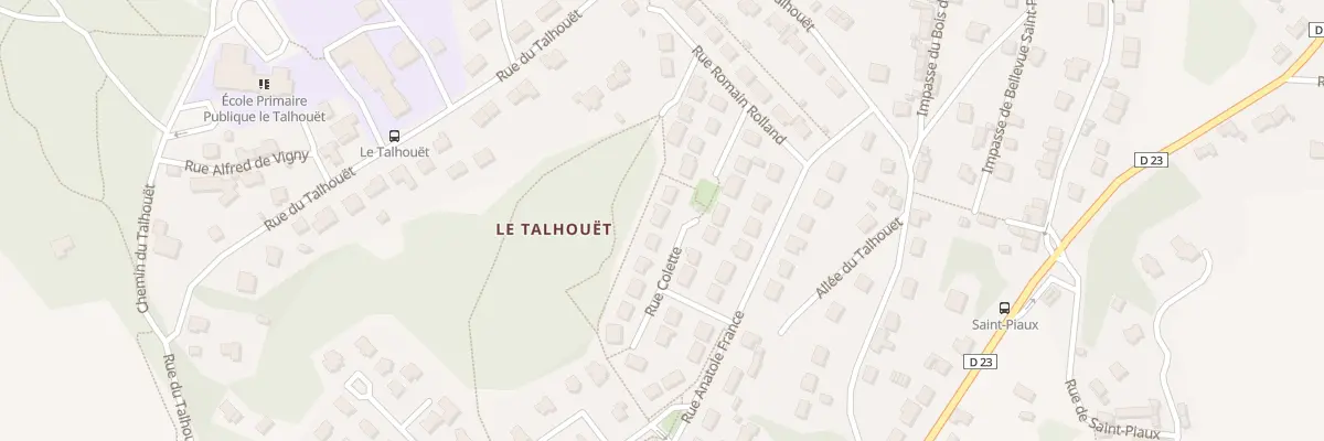 Plan du 12 Rue Colette à Hennebont