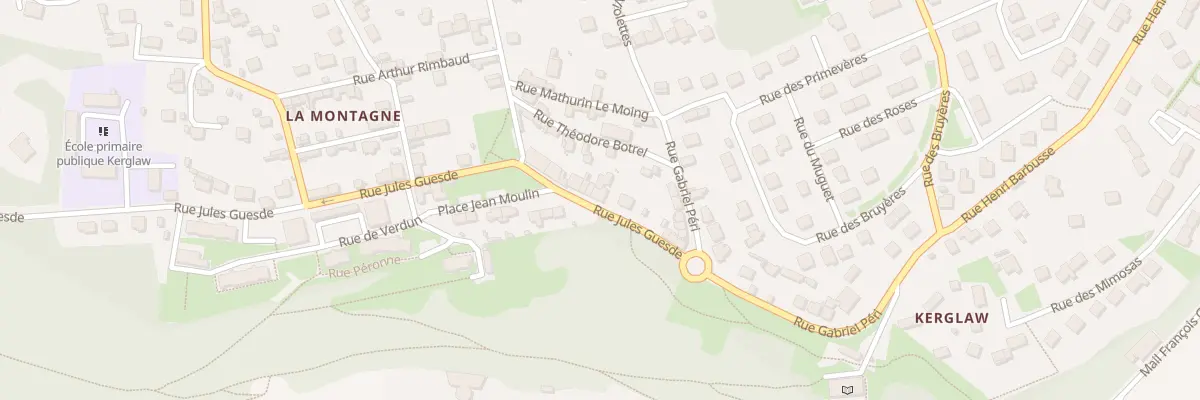 Plan du 9 Rue Jules Guesde à Inzinzac-Lochrist