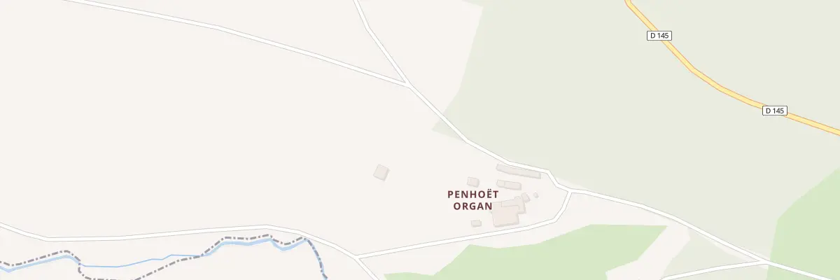 Plan du 9001 Penhoet Organt à Inguiniel