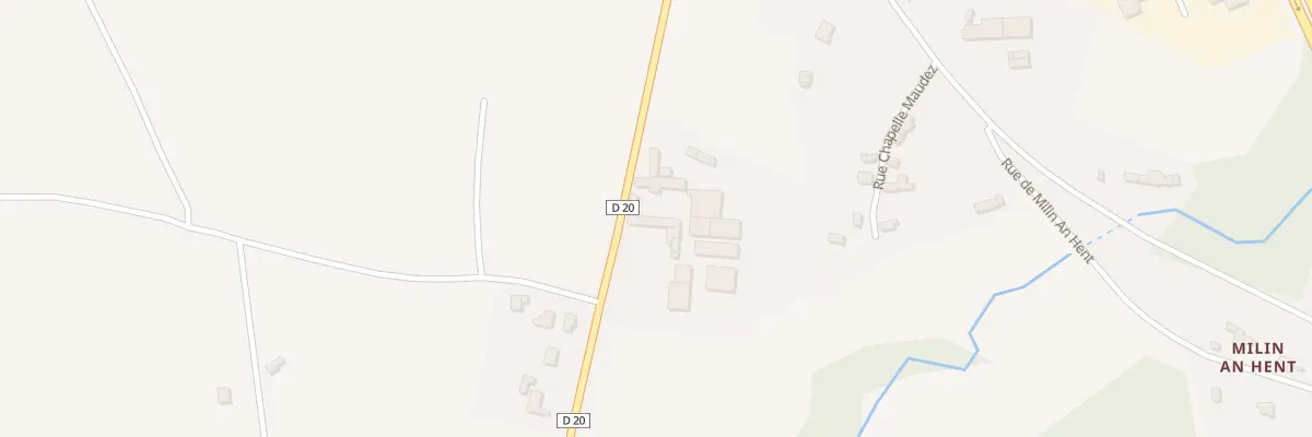 Plan du 2 Maudez à Pédernec