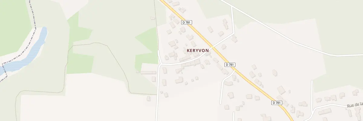 Plan du 8 Keryvon à Plouhinec